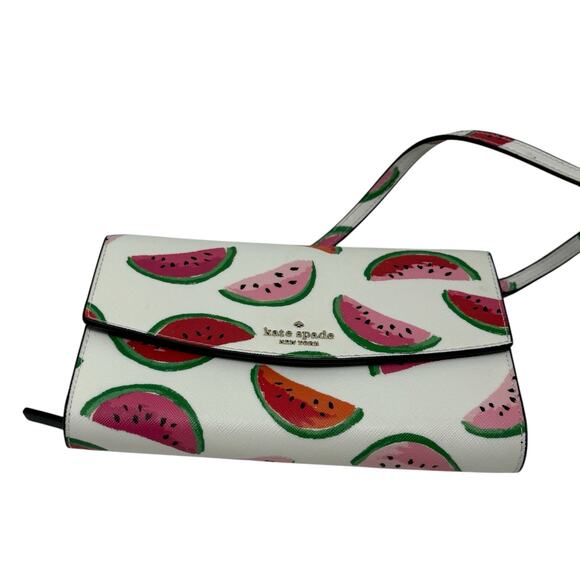Kate Spade New York Laurel Way Winni Crossbody Watermelon Crossbody Purse - Picture 11 of 16